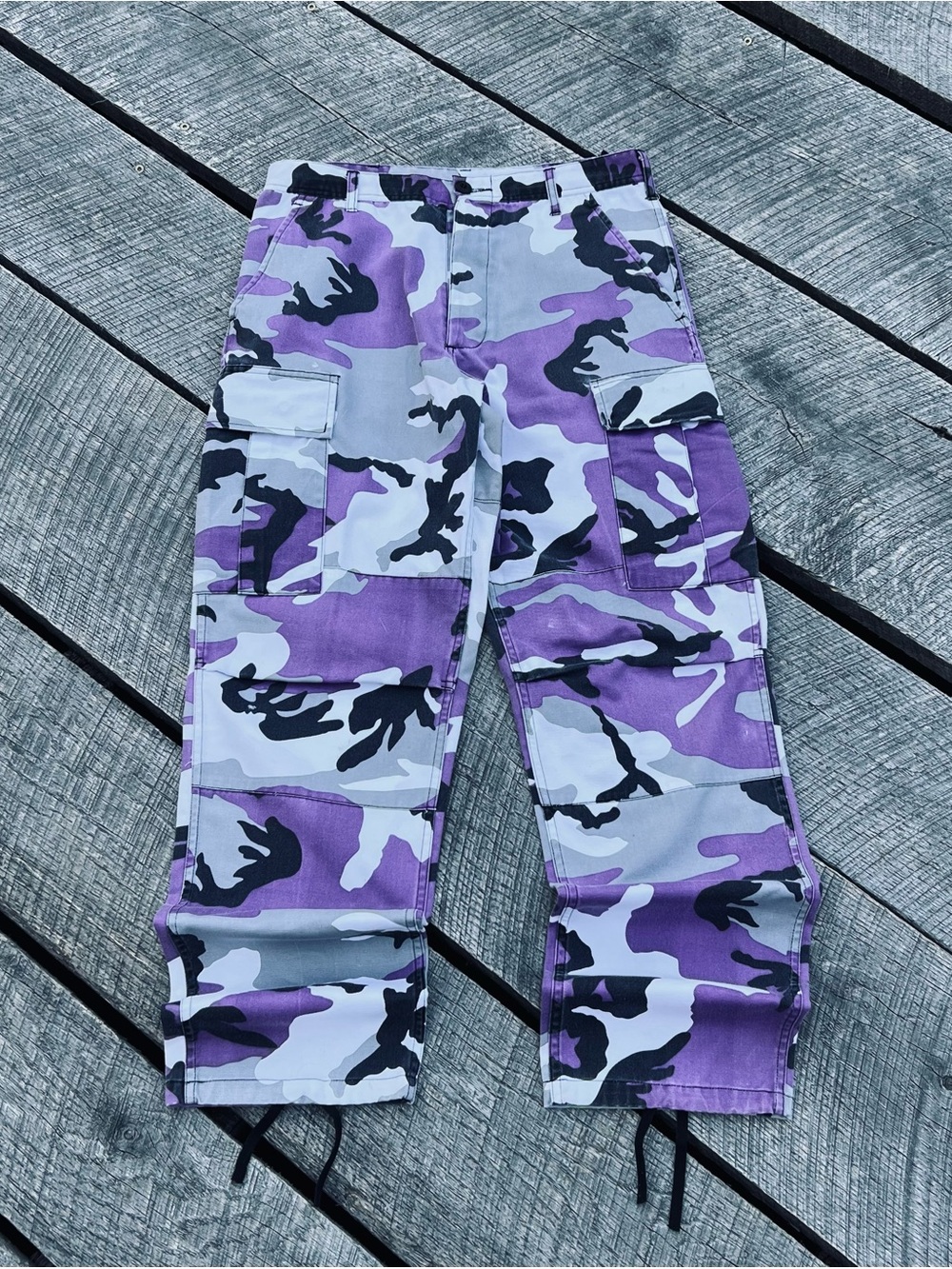 Vintage Military Issue Purple Camo Pants